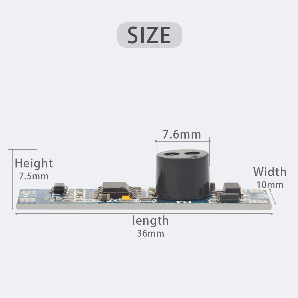 DC 5V-12V-24V Hand Wave Activated  IR Sensor Switch Applicable to cabinet and wardrobe led lamp