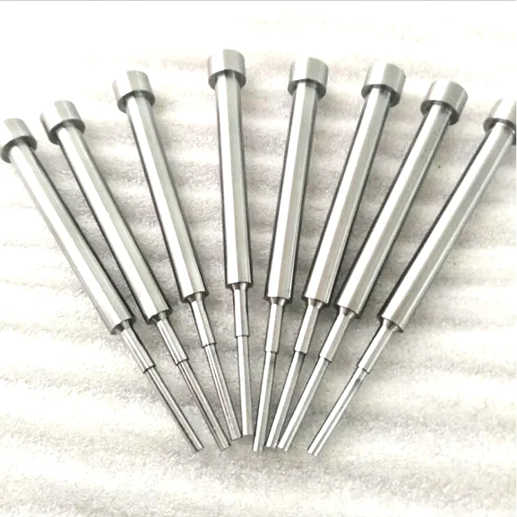 Plastic syringe mold parts injector rod  mold core mold cavity of SHOULDER TYPE EJECTOR Needles