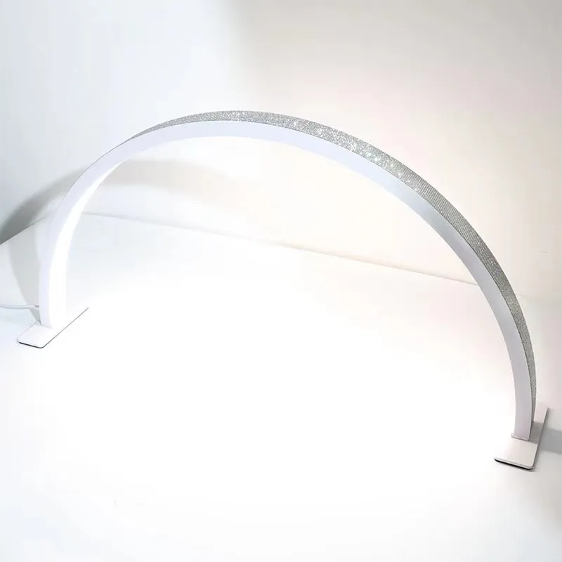 Hotselling Desktop Half Moon Lamp Nail Table Cold Light Fill Light Nail Salon Desk Lamp Large-Sized Beauty Half Moon Nail Lamp