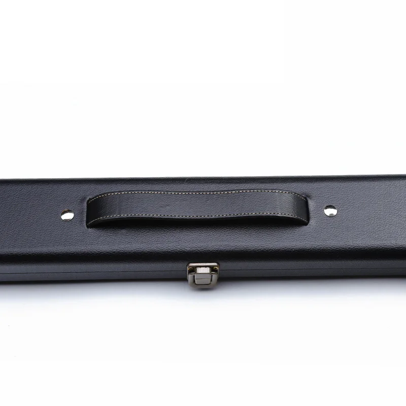 
LP leather & wooden cue case in 48 inch can hold a 3/4 joint snooker cue and a mini butt 