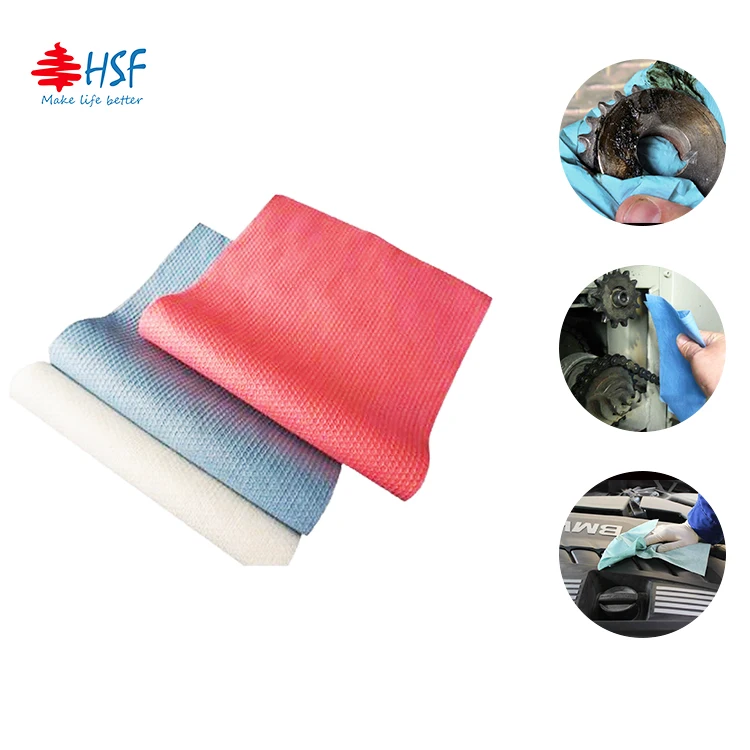 Lint free cellulose non woven dry wipes for industrial cleaniing