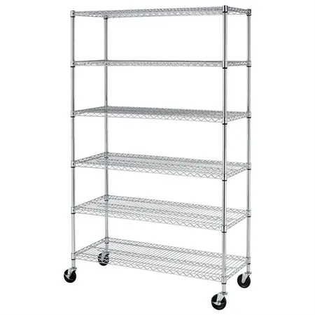 Wire shelving