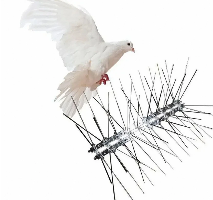 Bird Catcher Anti Pigeons and Small Pests Bird Repellent Spikes Bird Thorns and Anti Climb Fence Spike