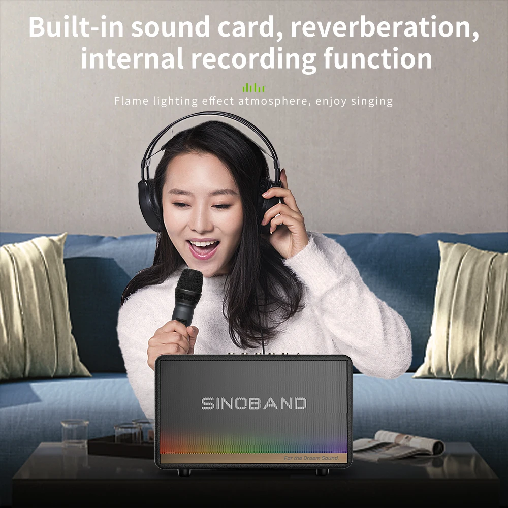Самые продаваемые товары 2023 колонки sinoband Mirage 130 Вт с Bluetooth звуковые и аксессуары для