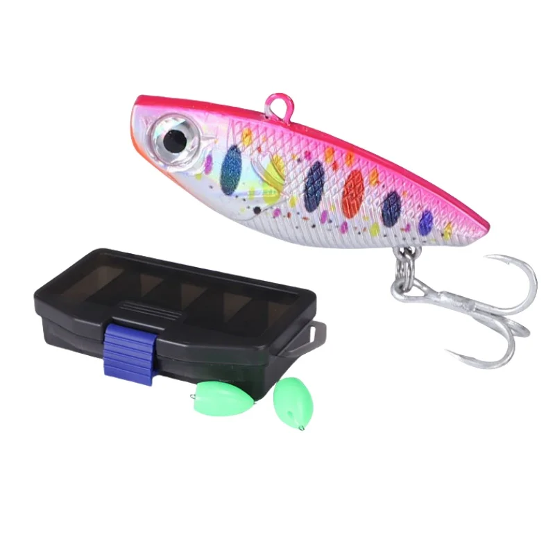 LINXI 4g/4cm VIB Fishing Lure Trout With 10# Treble Hook Laser Coating For Freshwater Crank Artificial Hard Bait