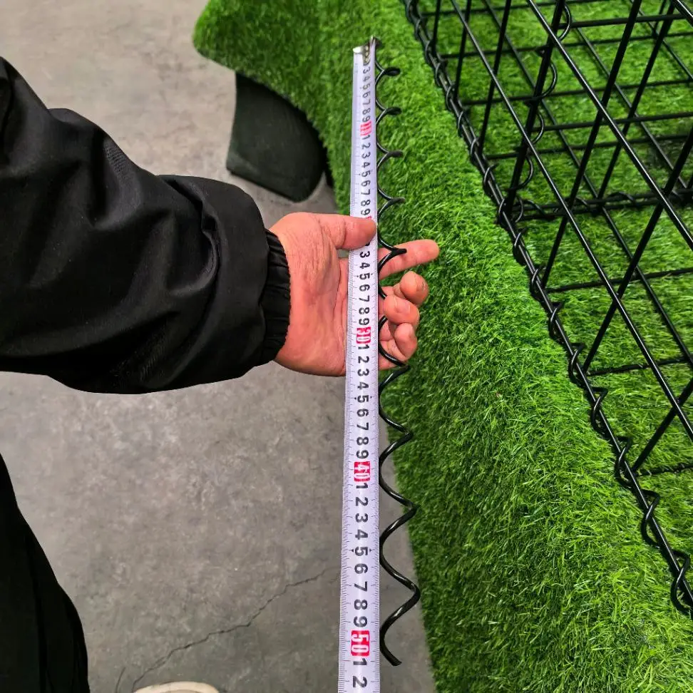 mini black pvc coated gabions steel cages filled with stones