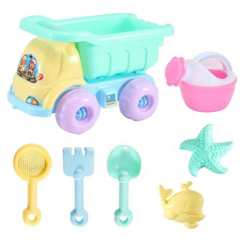 High quality play truck plastic beach molds Indoor and outdoor kids toys sand toy