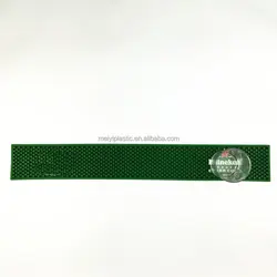 Waterproof Coaster, Malleable and Soft PVC Bar Mat with Non Slip Design for Home/Kitchen/Bar/Coffee bar,  Customized