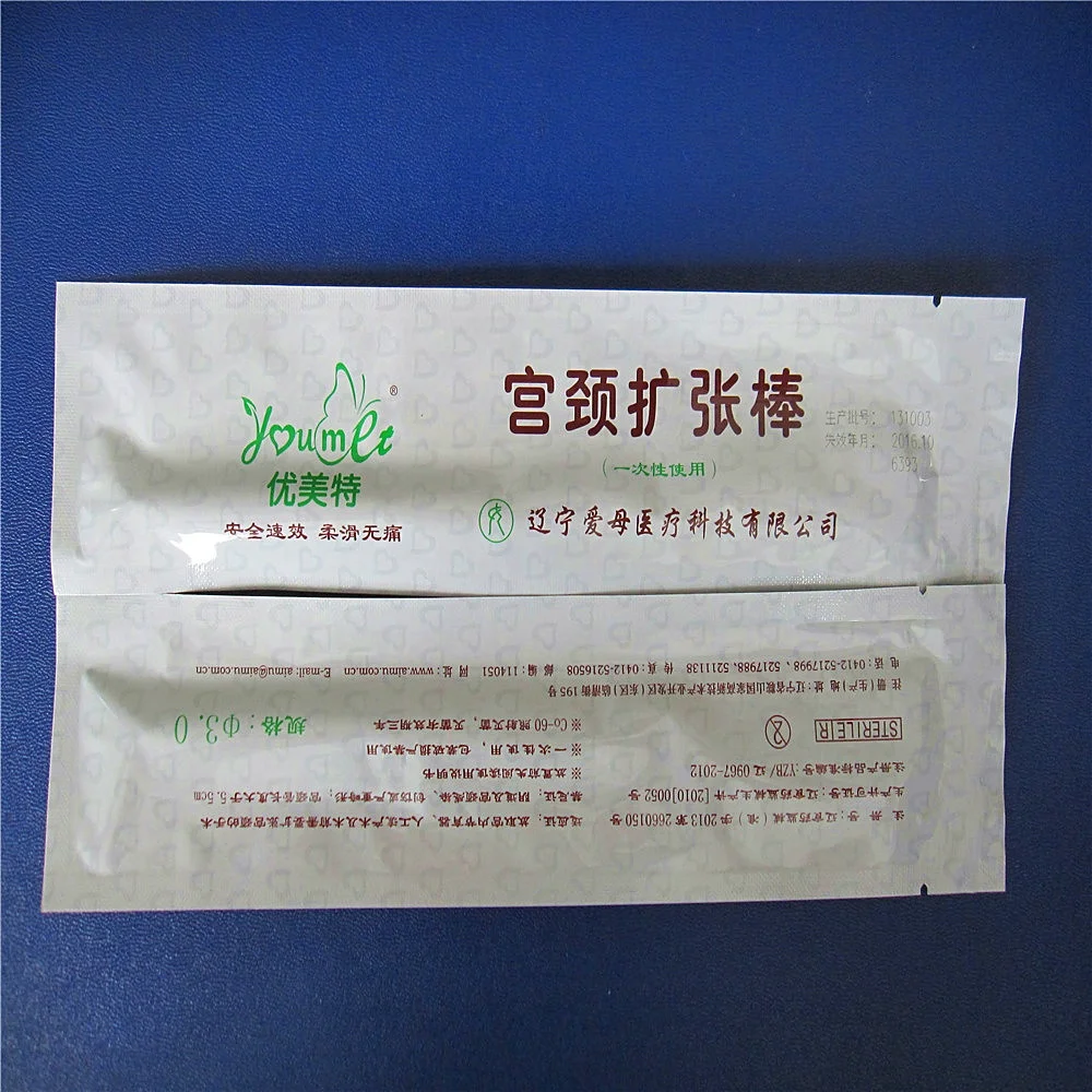 disposable plastic cervical dilator for the opening of cervix