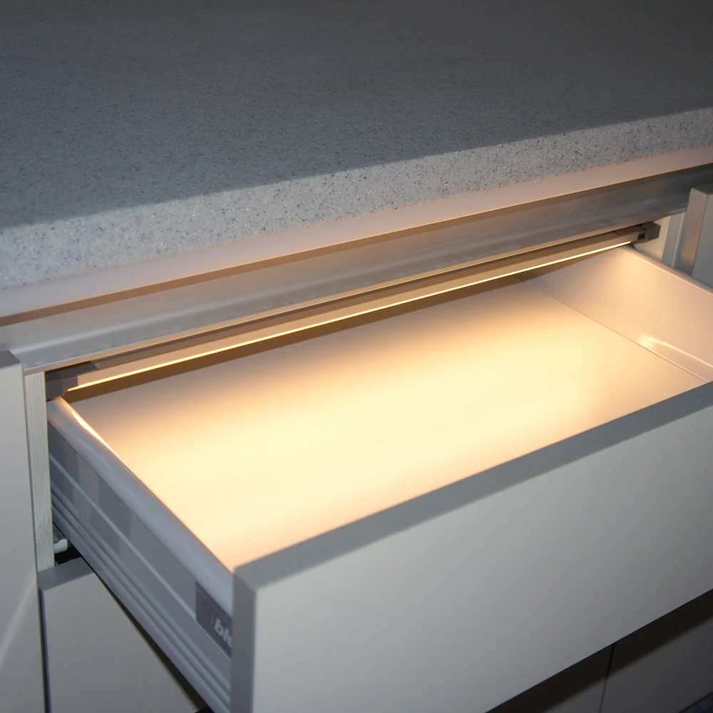 New Products Wholesale Energy Saving Portable Warm White led sensor drawer Light for drawer