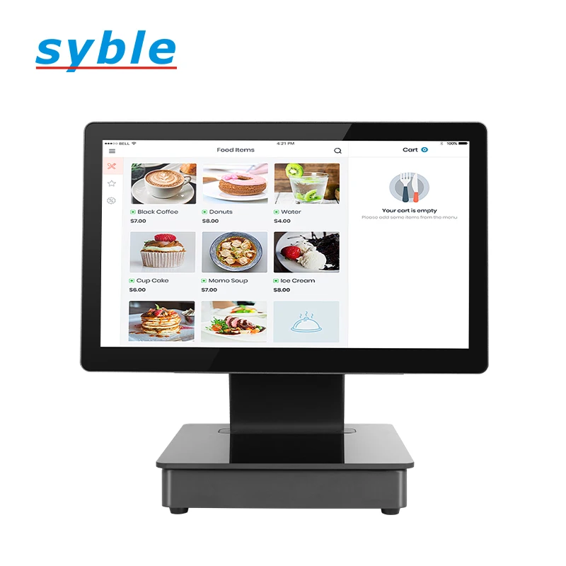 XB-S82 Desktop cash register LCD touch screen Dual screen multi-angle adjustment  Long life POS system