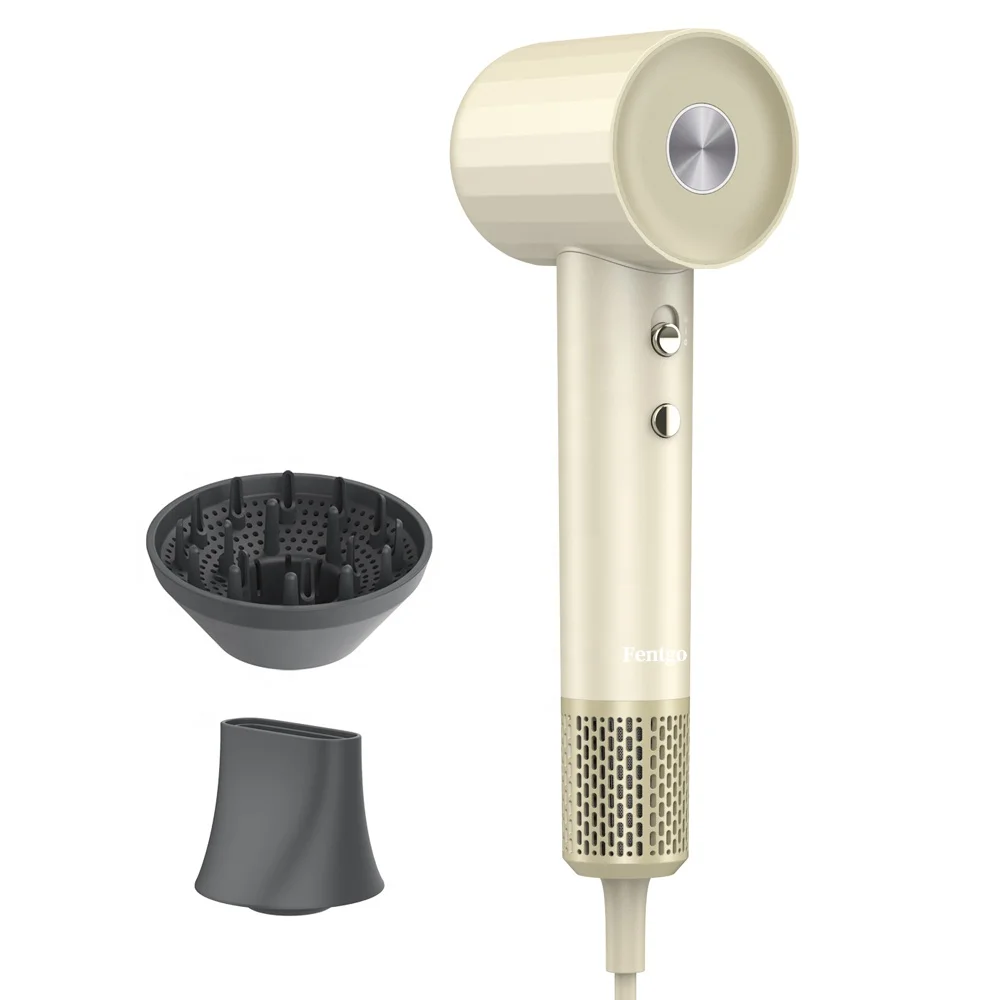 2022 Best Selling Products Smart Handheld Hair Dryer Brushless Motor Ionic Brush Hair Dryer Diffuser with Magnetic Nozzle