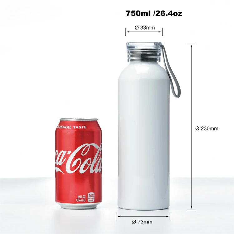 2021 Sport Bike Cheap Big Single Wall Straw Aluminum Water Bottle 1 Liter