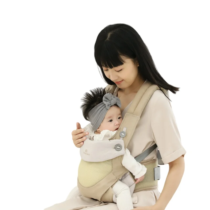 3 in 1 Elastic Lightweight Ergonomic Baby Wrap Carrier for Newborn Infant Cotton Baby Carrier