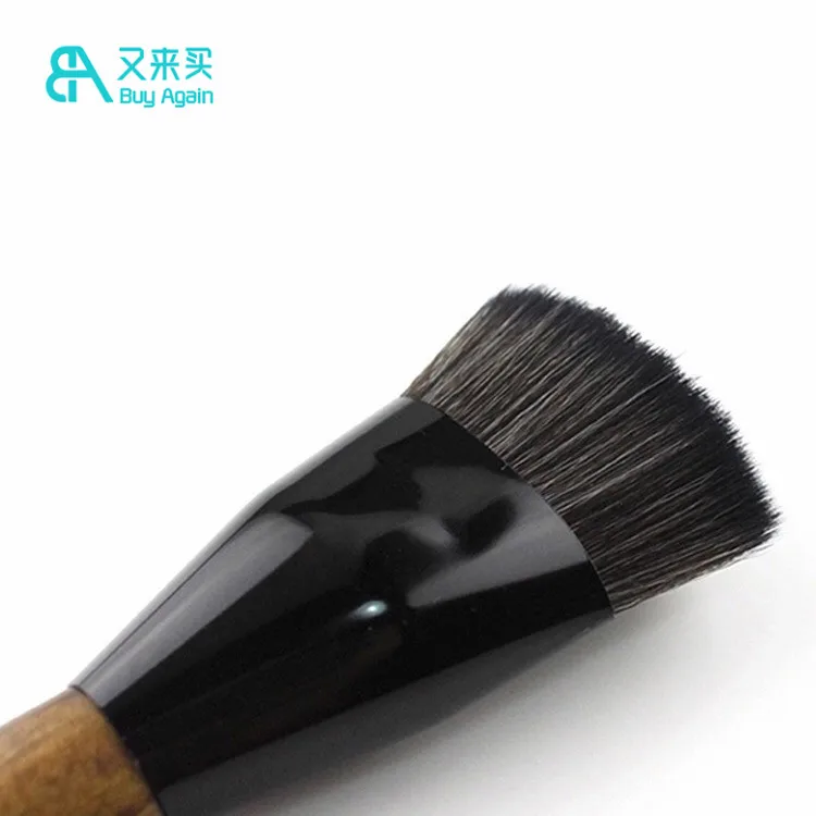 wholesale high end Luxury eco friendly wooden handle makeup brush tools facemask body applicator brush face mask brushes