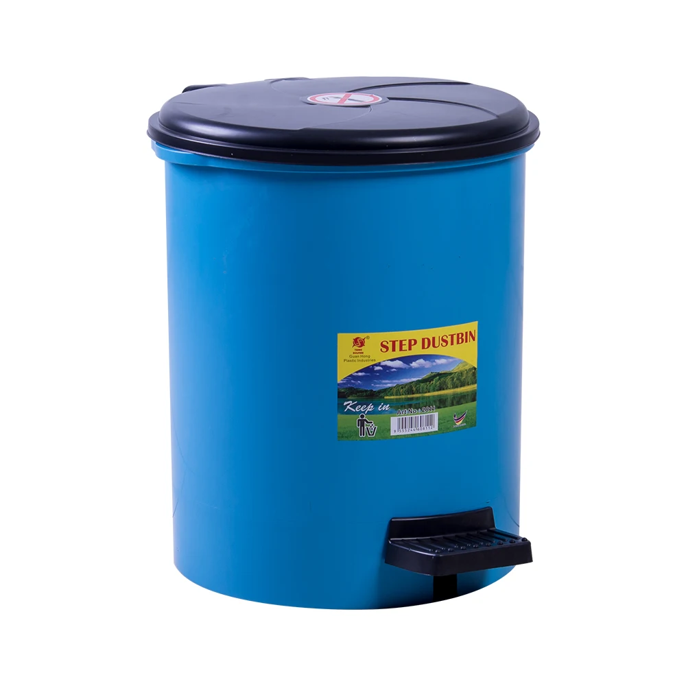 Preferred Leading HDPE Outdoor Waste Bin Simple Patterned Trash Can Pedal Reasonable Price Manufactured Top Plastic Bin Supplier