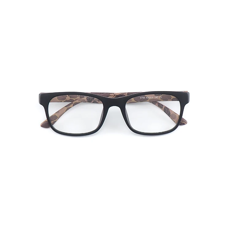 Popular Customized Design Color Big Square Eye Shape Super Light TR Optical Frames eyeglasses reading myopia glasses 5750