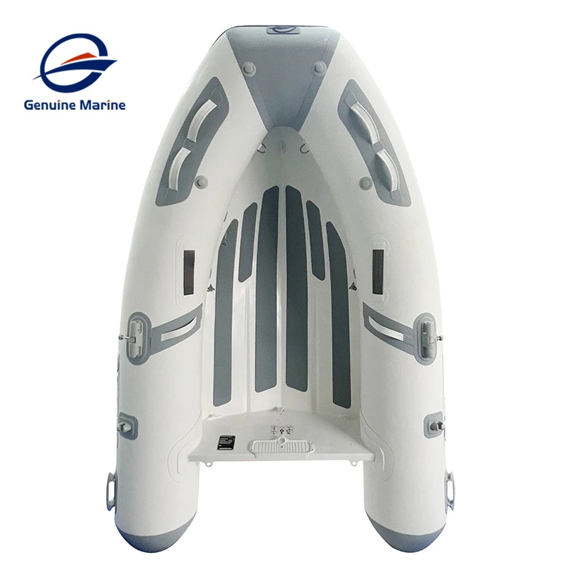 Genuine Marine Fishing Custom PVC Boat Rescue Rubber Rowing Boat 2-4m Kayak Inflatable Dinghy Raft With Aluminum Hull
