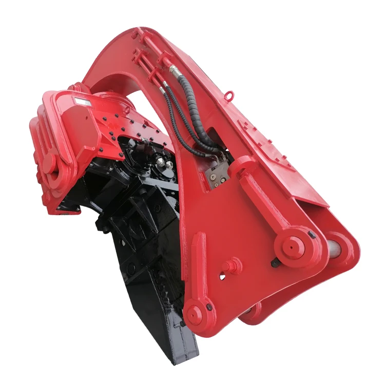 Excavator Concrete Pile Machine Vibratory Attachment Vibro Hammer Manufacturers Hydraulic Post Driver Pile Hammer For Sale