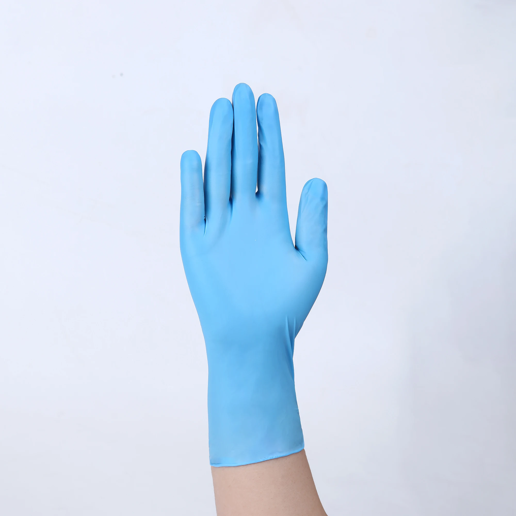 
Synthetic Nitrile and Vinyl Blue Disposable Gloves 