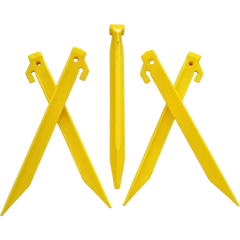 P/N 50610 22cm 8.7inches plastic tent peg stake for outdoor camping