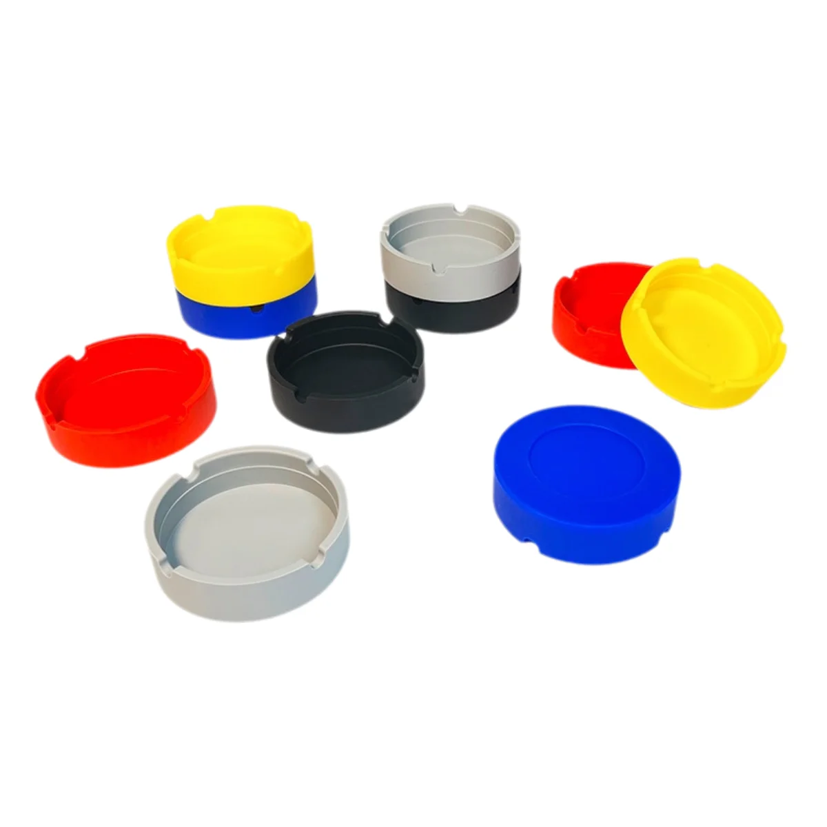 Silicone Round Shape Cigar Ash Tray Dishwasher Safe