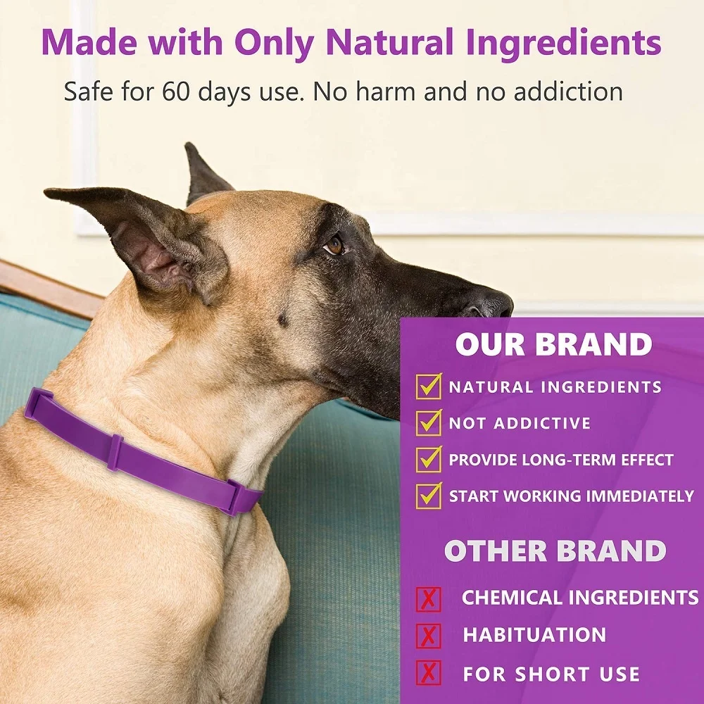 Anti anxiety reduce relief calm collar pet pheromone calming collars for dogs
