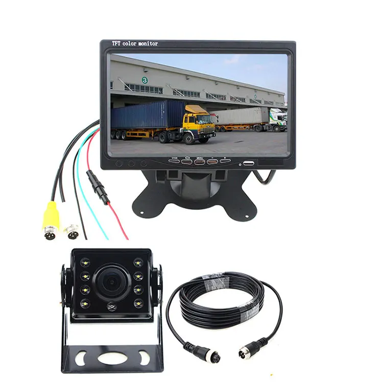 2019 AHD 1CH монитор и Dar камера заднего вида Комплект для грузовика автобуса