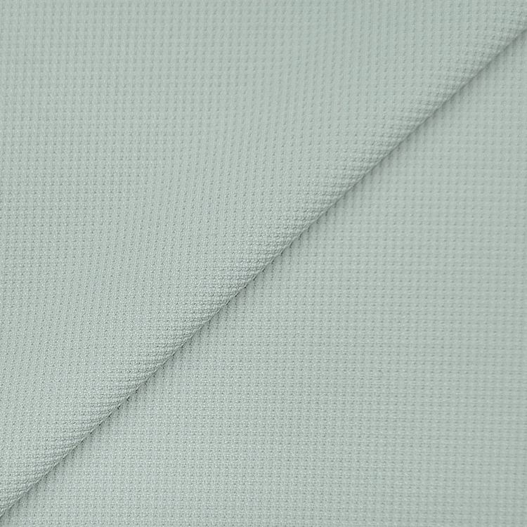 Breathable Solid Activewear Fabrics 82 Nylon 18 Spandex Material Knitted Waffle Fabric For Sale