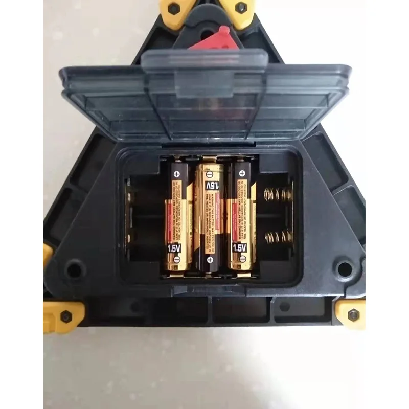 LED Red Triangle Emergency Warning COB Vehicle Worklamp Camping Light