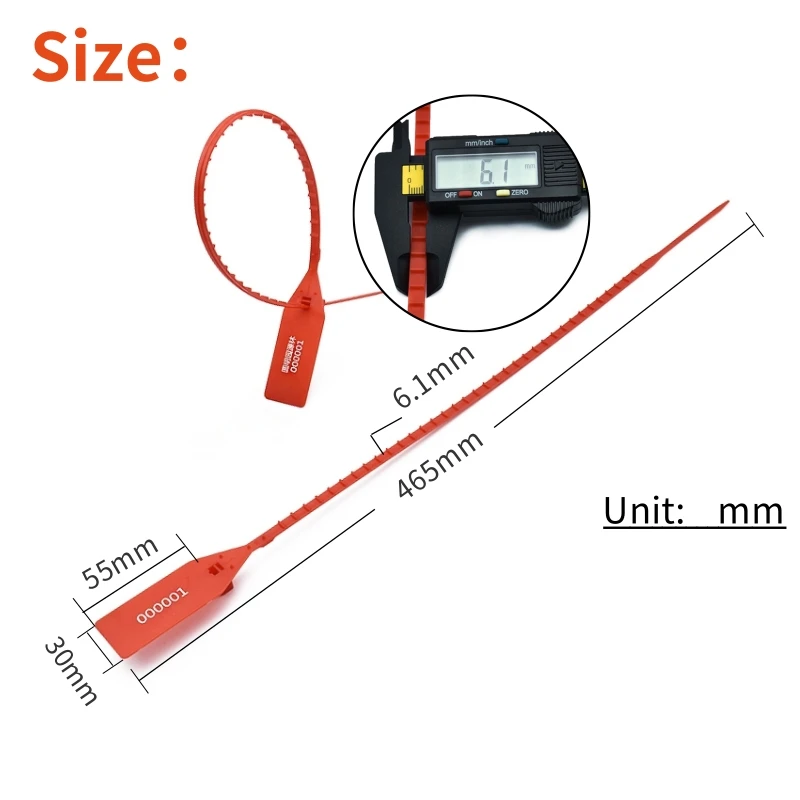 Factory Professional Customization Plastic Security Seals Tamper Proof Security Seal Label Cable Seal Lock
