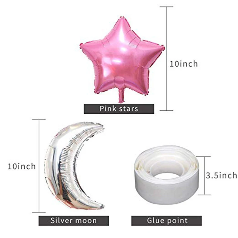 YR  Custom logo printed latex balloons  Rose Gold Happy Birthday Party Inflatable Foil Balloons SET