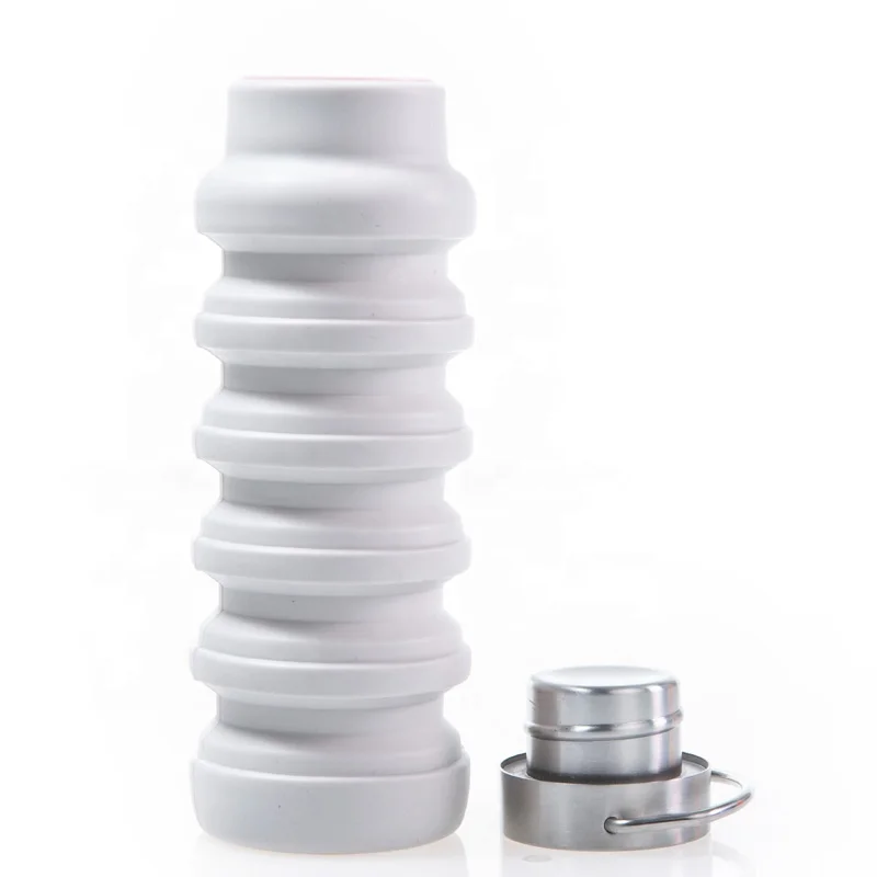 New design silicone folding drinking collapsible drink water bottles silicone bottle water