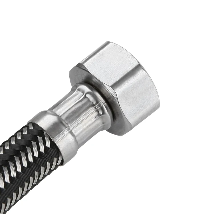 F1/2*F3/8 Customized 201/304ss Flexible Braided Hose Pipes
