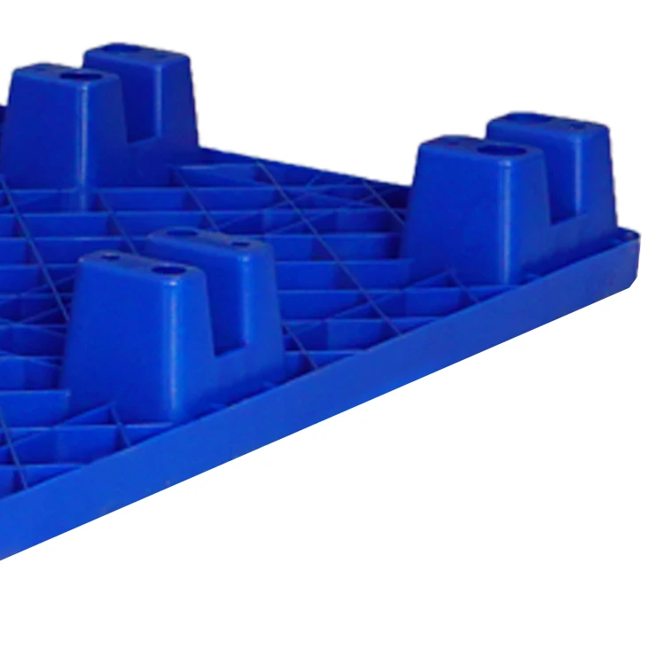Manufactory Wholesale price Blue Nestable 1200X1000 Hdpe Recycled Disposable Euro Heavy Duty Stackable Plastic Pallet