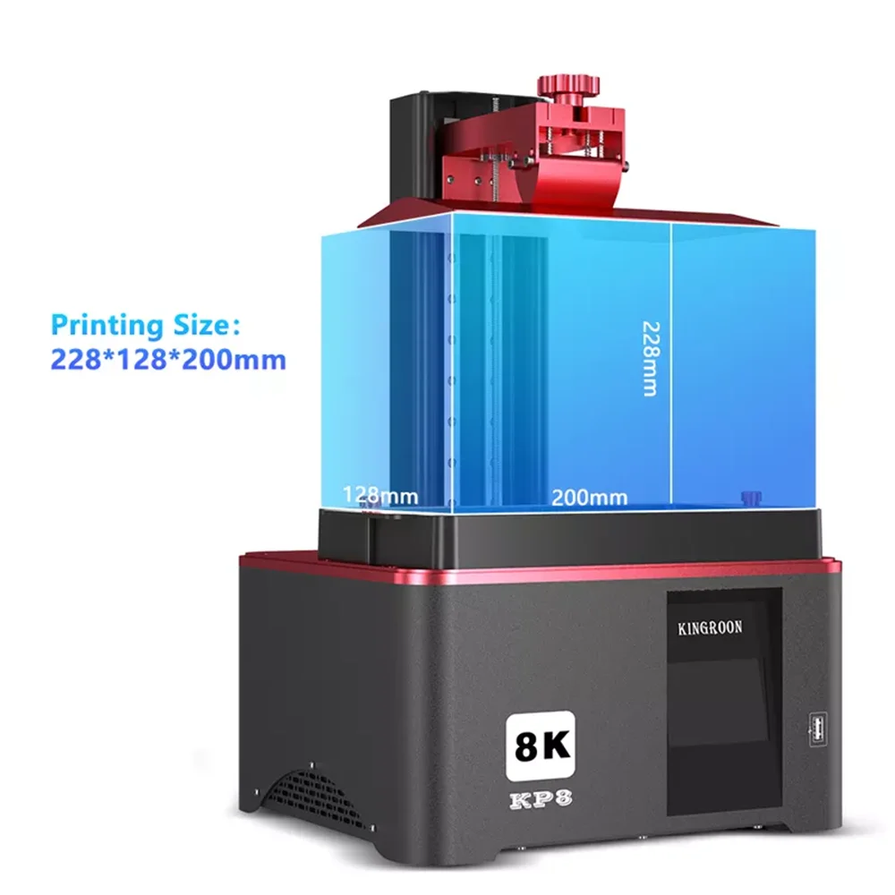 Лидер продаж на Amazon 3D-принтер для объемной смолы большого формата сделай сам УФ 405 нм dlp ЖК-дисплей УФ-отверждение 8 k 3d принтер