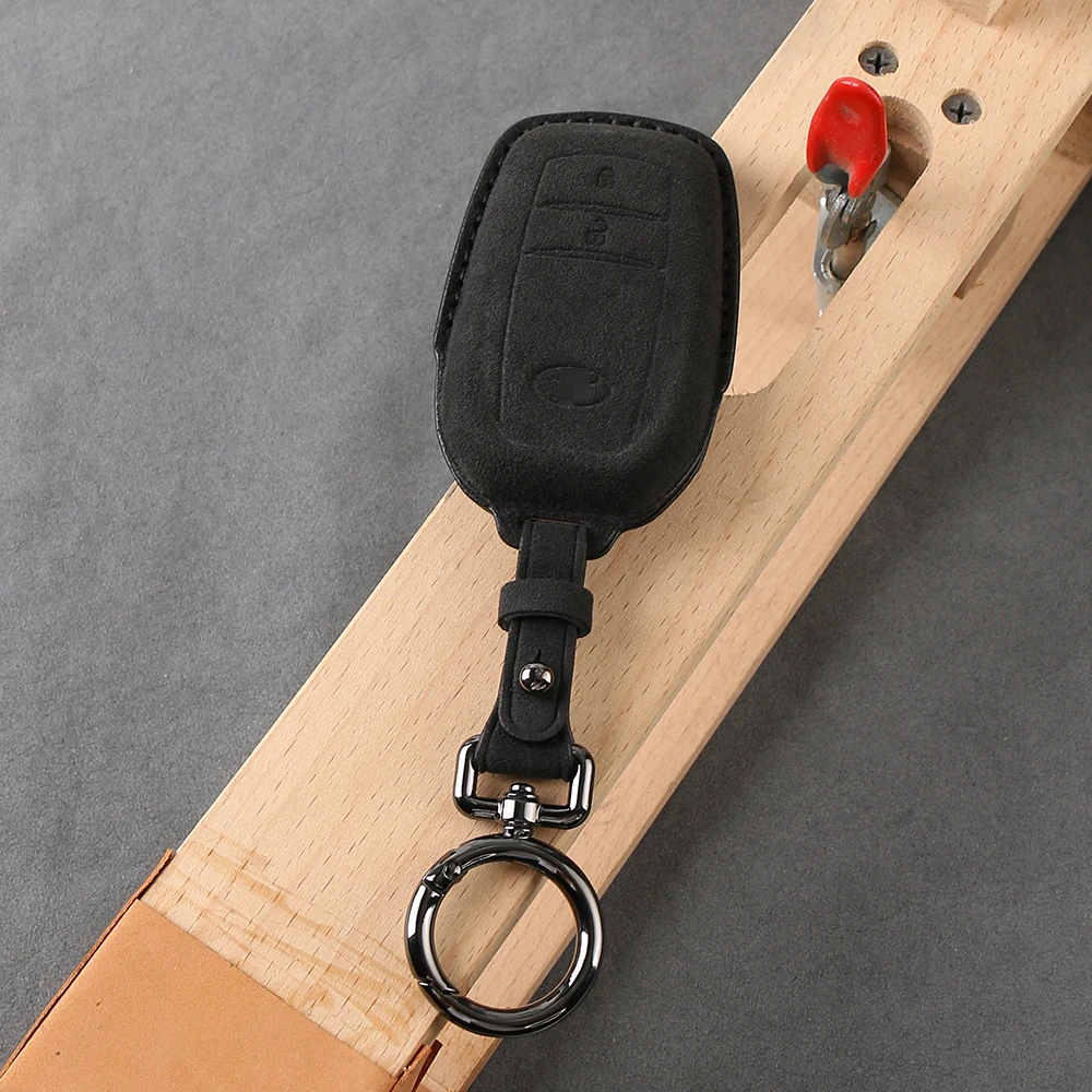 New Design High quality Aluminum Alloy Leather Car Key Cover For Honda Leather Key Cover