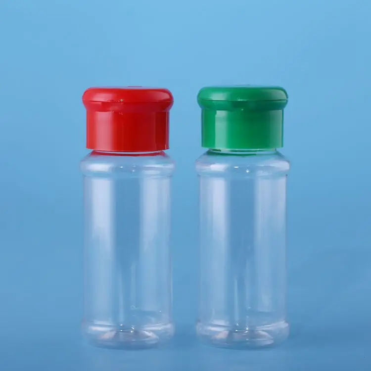 Wholesale Kitchen Plastic 100g Salt Pepper Chili Seasoning Shaker Bottle