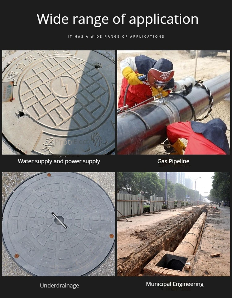 Hot sell sewer pipe manhole cover cutting machine hand push diesel powered inspection well cutting machine