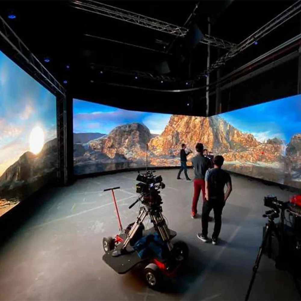P2.6 P2.9 3D захватывающий экран светодиодный видео настенный HD дисплей VFX VR VP XR виртуальное производство Крытый