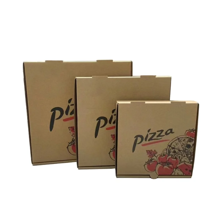 Manufacture Pizza Box 12 14 16 Inch Custom Made Corrugated Black Pizza Box 15 inch