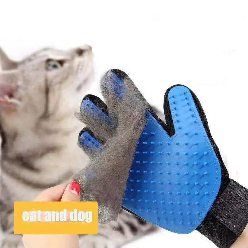 Pet Grooming Massage Cleaning Brush Cat Hair Remover Brush Dog Pet Grooming Glove Washing Hair Glove Brush