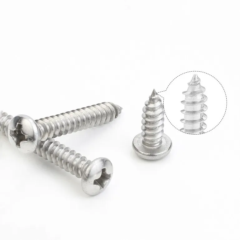 Micro  Machine Self Tapping Screw Stainless steel 3.2mm 4.2mm Mini Small Size Plain Finish Steel Screws for Watches DIN Standard