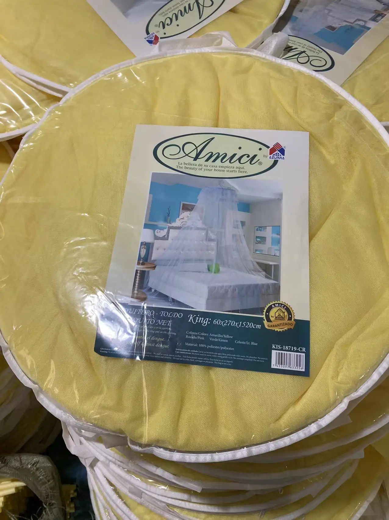 Dome hang ceiling mosquito net large space european type ceiling round mosquito net