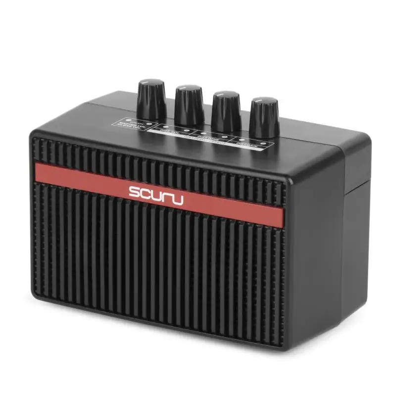 3W Mini Guitar Amp Combo Rechargeable Mini Electric Amplifier with amp Plug
