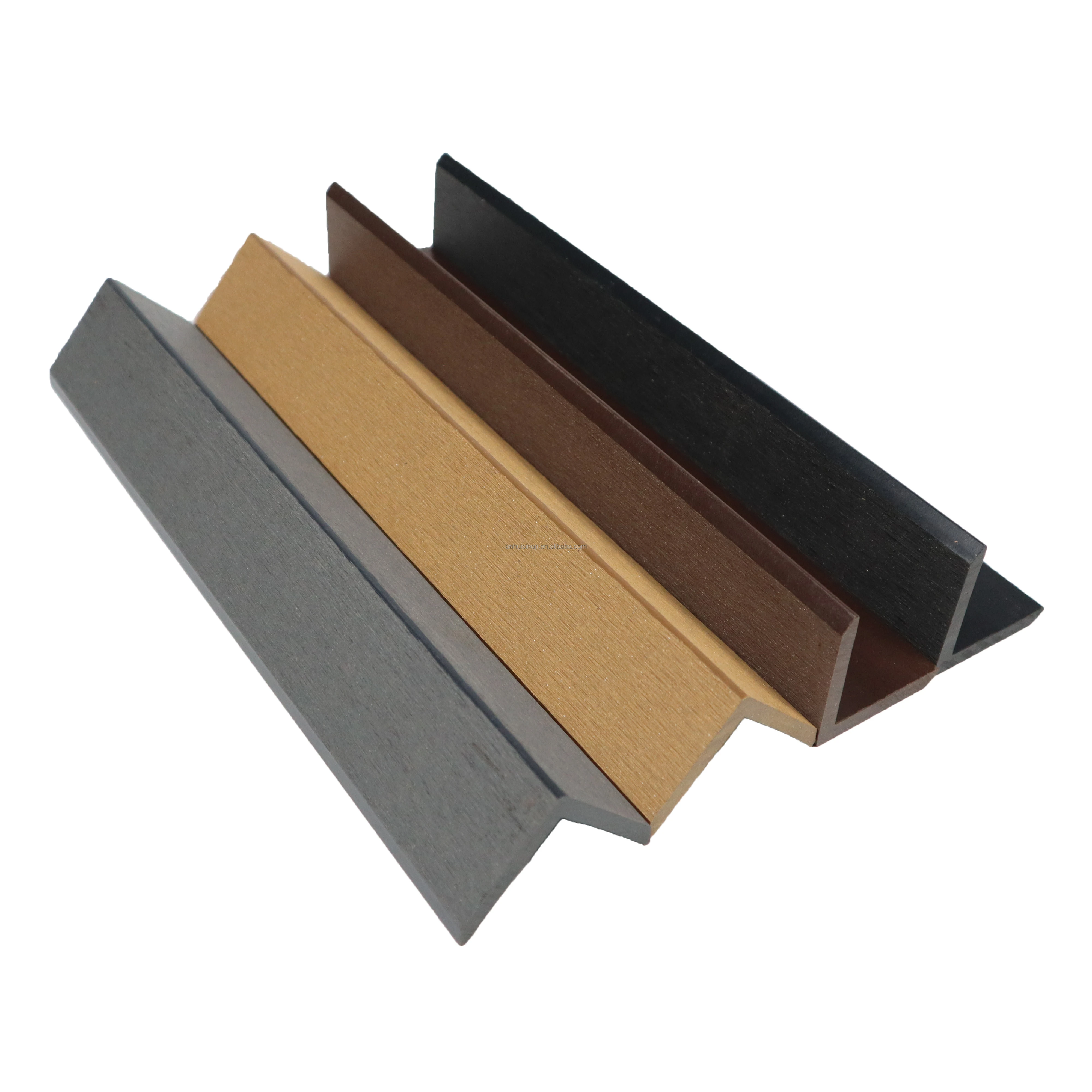WPC skirting board/edge banding/end cover for composite WPC outdoor decking covering