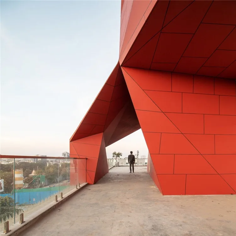 1220x2440mm Aluminum Wall Cladding Battens Facade