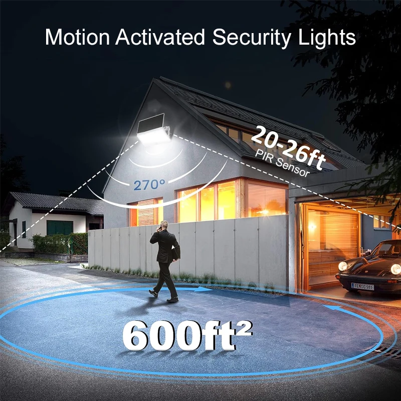 Fence Garden Waterproof 6w 8w Solar Powered Led Wall Mounted Motion Sensor Action Outdoor Solar Wall Light