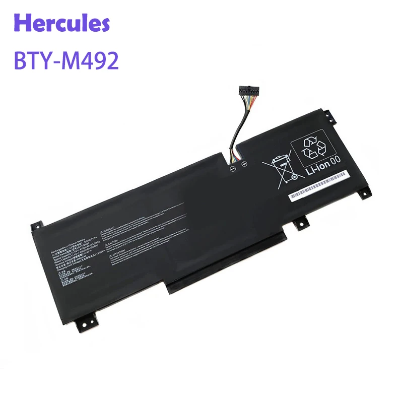 BTY-M492 MS-14C1 MS-14D MS-1551 MS-1562 MS-16WK laptop battery for MSI Modern 14 B4MW-055NZ Prestige 14 A11SB notebook battery