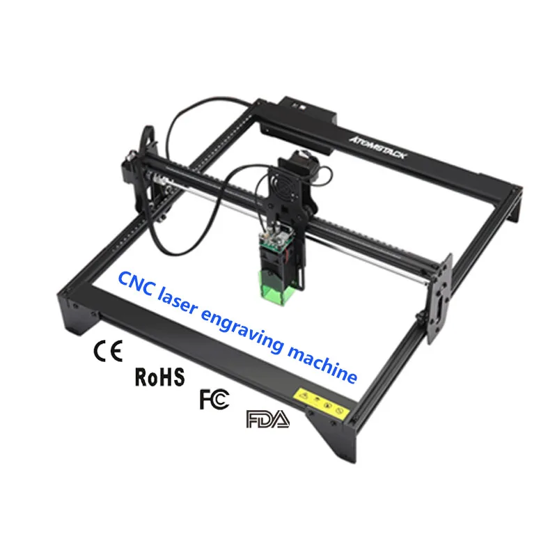 Best 20w mini DIY CNC laser engraving machine 410*400 cutting wood paper bamboo alu Acrylic metal